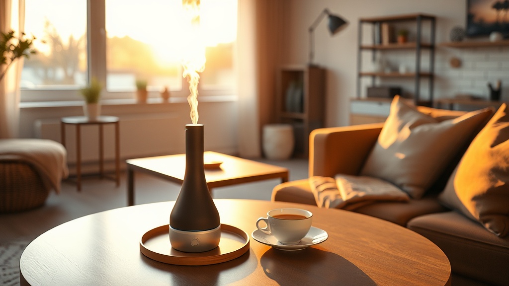 Entspanntes Wohnen mit Vaporizer — goldene Stunde