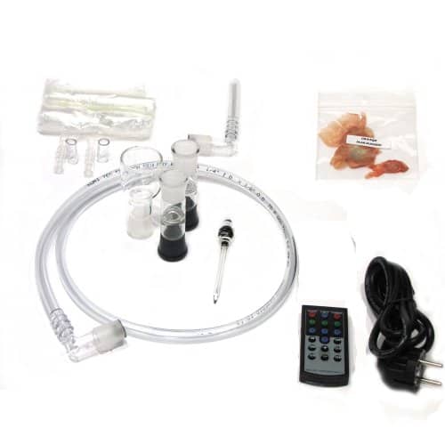 Arizer Extreme Q — Lieferumfang mit Fernbedienung