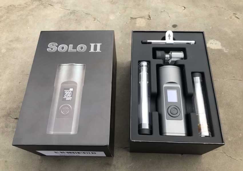 Arizer Solo 2 — Lieferumfang Komplettset