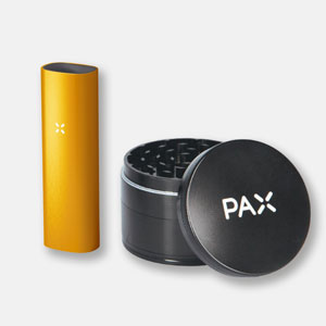 PAX 3 Vaporizer in Amber mit Grinder